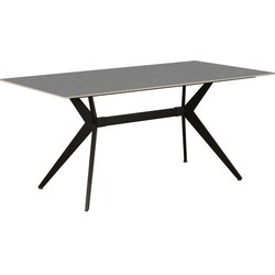 Eettafel Grace marmerlook grijs