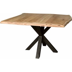 Tower living Soria Tree-trunk square dining table 130x130 - top 4