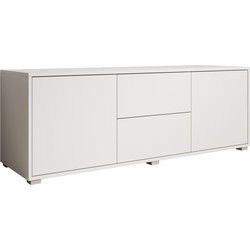 Meubella - TV-Meubel Gideon - Wit - 141 cm