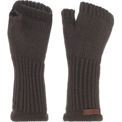 Knit Factory Cleo Handschoenen - Taupe - One Size