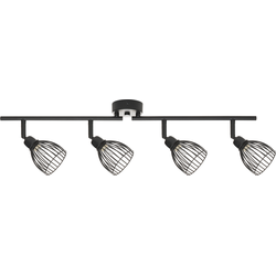 Beliani GOLOK - Plafondlamp-Zwart-IJzer