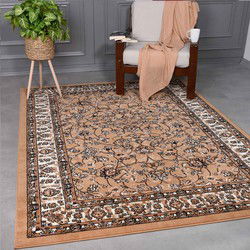Klassiek vloerkleed - Skazar Oosters Motief Beige - 240 X 340 CM