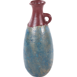 Beliani VELIA - Decovaas-Blauw-Terracotta