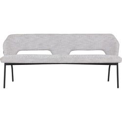 MUST Living Bench Bloom 190,86x190x57 cm, polaris light grey