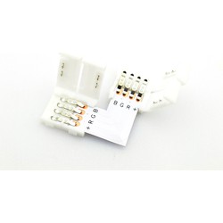 Groenovatie LED Strip RGB Klik Hoekconnector 90 graden, 5050 SMD, Soldeervrij