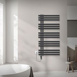 Design badkamer radiator Ijzer EM 600x1200 mm antraciet Luxe Bath
