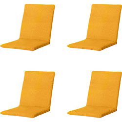 Madison -  Stapelstoelkussen Panama golden glow - Ca. 97x49 cm - Set van 4