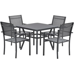 5-delige tuinset - Moon tuinstoelen - Douglas tuintafel