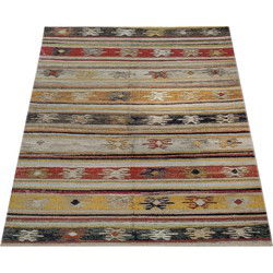 Binnen en Buitenkleed Artalli - Kelim Design - Multi - 80x250 cm