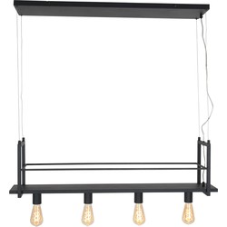 Frame lamp met plateau Mexlite Buckley Zwart