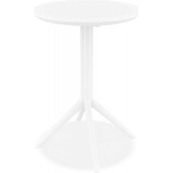 GIMLI 60 DINING ronde klaptafel 60x60x74 cm Wit