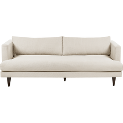 Beliani JARPEN - Driezitsbank-Beige-Polyester