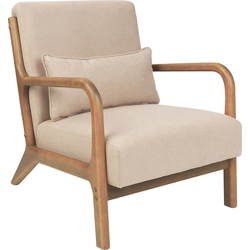 Beliani SKOVDE - Fauteuil-Beige-Polyester