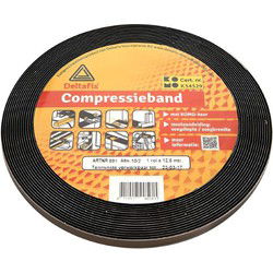 Compressieband zwrt 10mx15/3