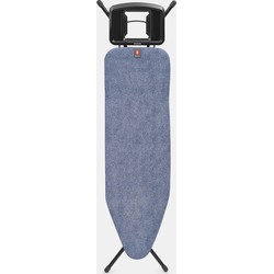 Strijkplank B, 124x38 cm, solide strijkerhouder - Denim Blue