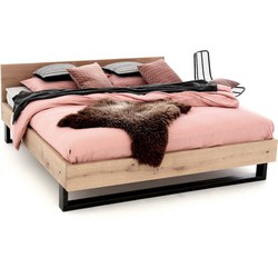 Massief houten  tweepersoons bed Ritsma 160x220 cm