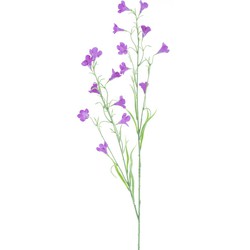 Campanula spray reeva purple 105 cm kunstbloemen - Nova Nature