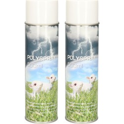 2x Busjes impregneerspray 500 ml voor tuinbeelden - Tuinbeelden