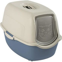 Toilethuis - Blauw & Wit (Gerecycled PP) - 56 x 40 x 39 cm