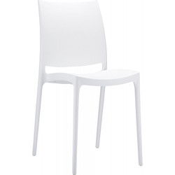 ENZO design stoel 53x46x82 cm Wit