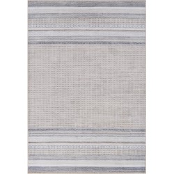 Vercai Rugs Cashmere Collectie - Laagpolig Vloerkleed - Zacht Tapijt met Modern Ontwerp - Polyester - Beige / Grijs - 120x170 cm