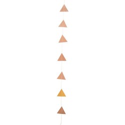 Mrs. Bloom Triangle garland nude/gold