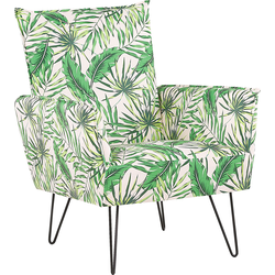 Beliani RIBE - Fauteuil-Groen-Polyester