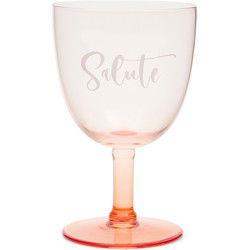 Salute Wine Glass pink