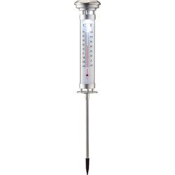 Grundig Thermometer - solar verlichting - 57 cm - buitenthermometer - Buitenthermometers