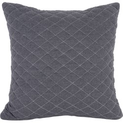 Present Time - Cushion Diamonds Quilted - Donkergrijs