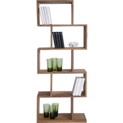 Kare Boekenkast Authentico Zick Zack 150cm