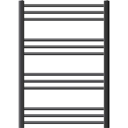 Badkamerradiator Sahara 750 x 800 mm antraciet recht met zijaansluiting