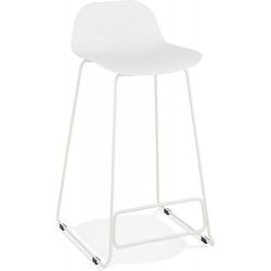 Halfhoge snackkruk BABYLOS 48x53x85 cm Wit