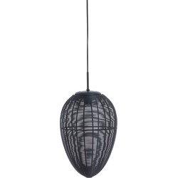 Light & Living - Hanglamp YAELLE - Ø26x41cm - Zwart