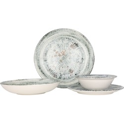 Bonna Serviesset (Medium) - Odette - 24 delig - 6 Personen - Porselein