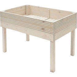 Westmann Frieda Houten Plantenbak op poten 75x119x79 cm - Lichtgrijs