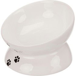TRIXIE VOERBAK KAT WIT 150 ML 13 CM