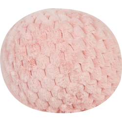 Beliani ROSEA - Sierkussen-Roze-Nepbont