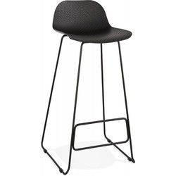 Designer barkruk BABYLOS 50x53x95 cm Zwart