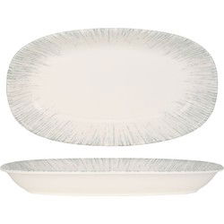 Bonna Serveerschaal - Iris - Porselein - 34x19 cm - set van 2
