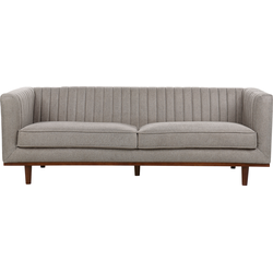 SKAULE - Driezitsbank - Lichtbruin - Polyester