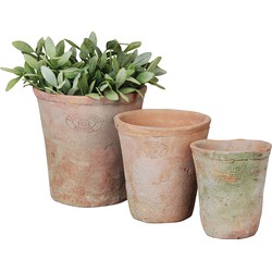 Esschert Design Terracotta Pot Set van 3 - S