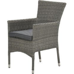 Nicosia stapelbare fauteuil - organic grey - antraciet