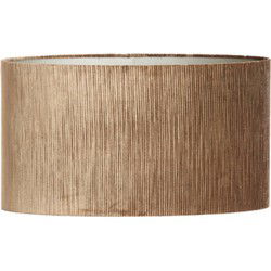 Light & Living - kap - Flair - bruin - textiel - E27 - 3545949
