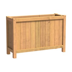 Adezz Valencia hardhouten plantenbak rechthoek 120 x 40 x 80 cm