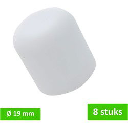 Peerdop 19mm wit 8st