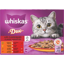 Classic Variaties in gelei maaltijdzakjes multipack 12x85g dierensnack