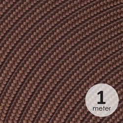 Strijkijzersnoer 3-aderig - per meter - bruin