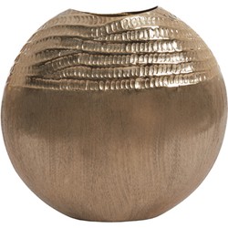 Light&living Vaas deco 35x9,5x34 cm MAZAN goud