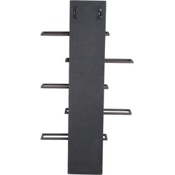 PTMD Brendan Wijnrek - 34x10x64 cm - Staal - Bruin
